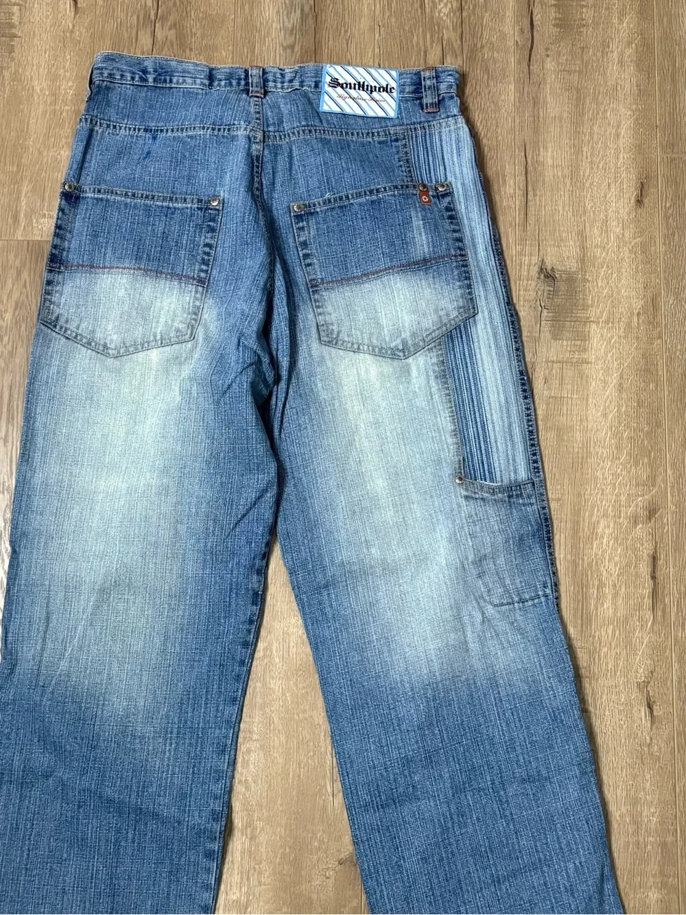 Southpole Jeans men's 36x31 Baggy Fit  Blue Denim Loose Relaxed Vintage Y2K